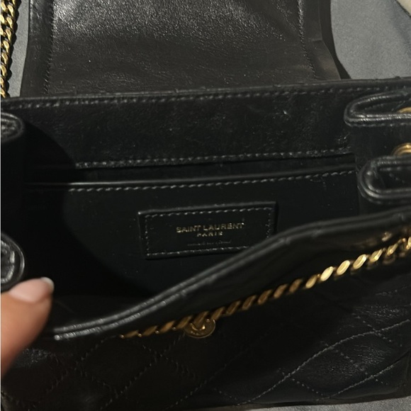 YSL Mini Nolita Purse (Black and Gold) - Picture 4 of 5